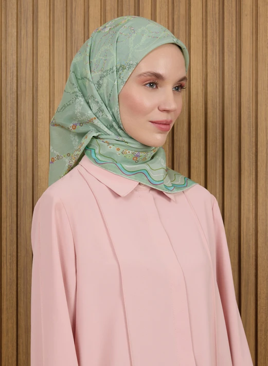 952 Aker Twill İpek Eşarp 9122713