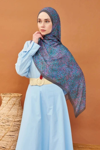 Füme Silk Home Riva Secret Garden Tencel Şal