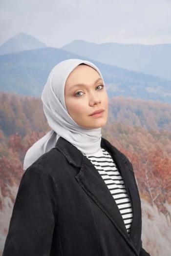 GÜMÜŞ Armanda Cotton Monogram A Desen Eşarp 3099