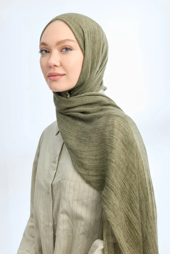 HAKİ Armanda Organic Touch Viskoz Şal 3601
