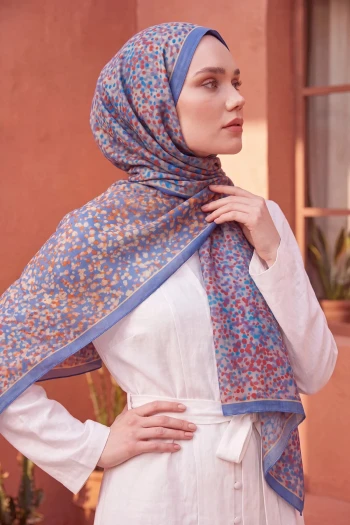 İNDİGO Silk Home Riva Secret Garden Tencel Şal