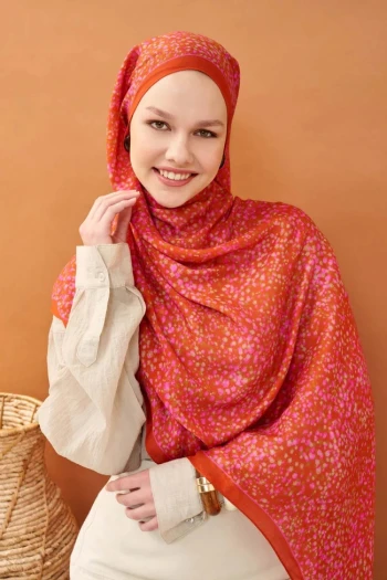 Mercan Silk Home Riva Secret Garden Tencel Şal