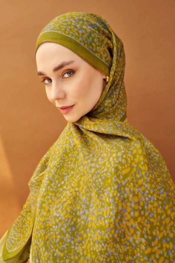 OLİVE Silk Home Riva Secret Garden Tencel Şal