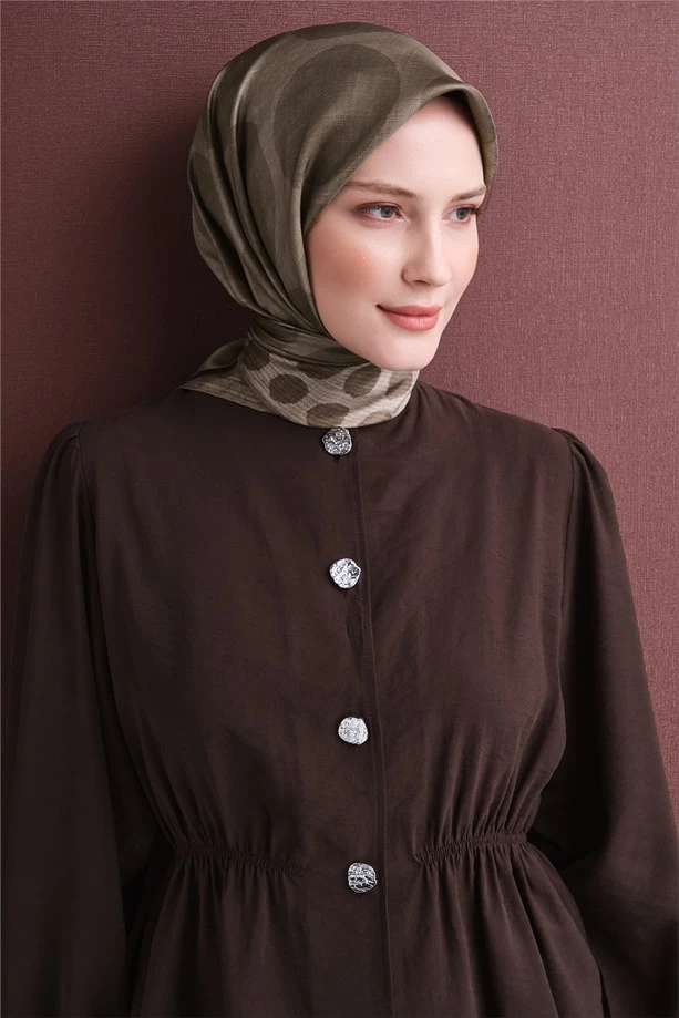 01 Armine Twill İpek Eşarp 9637D