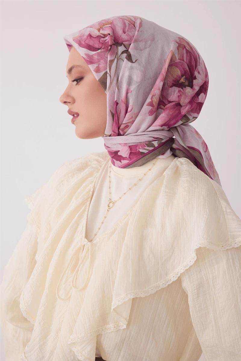 01 Belli Fresh Rozy Eşarp 5286