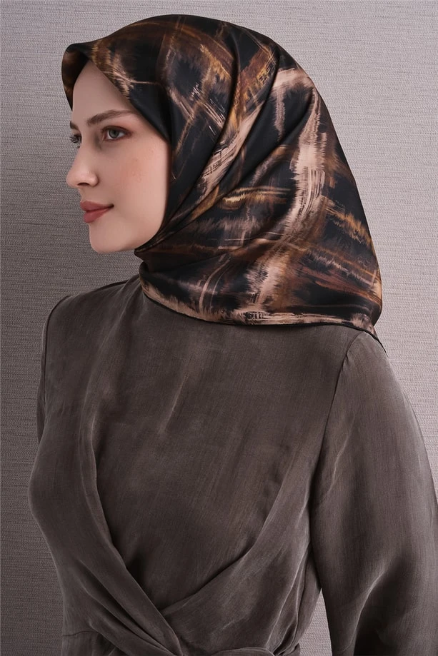 03 Armine Twill İpek Eşarp 9602D