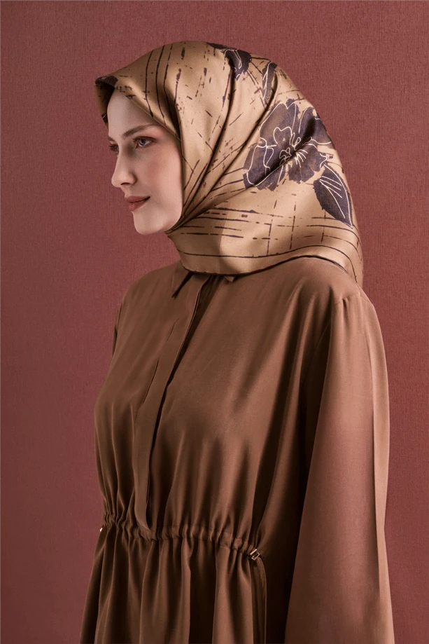 03 Armine Twill İpek Eşarp 9617D