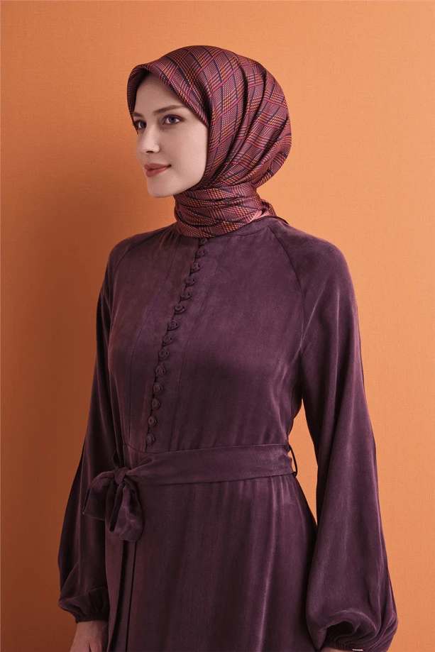 03 Armine Twill İpek Eşarp 9626D