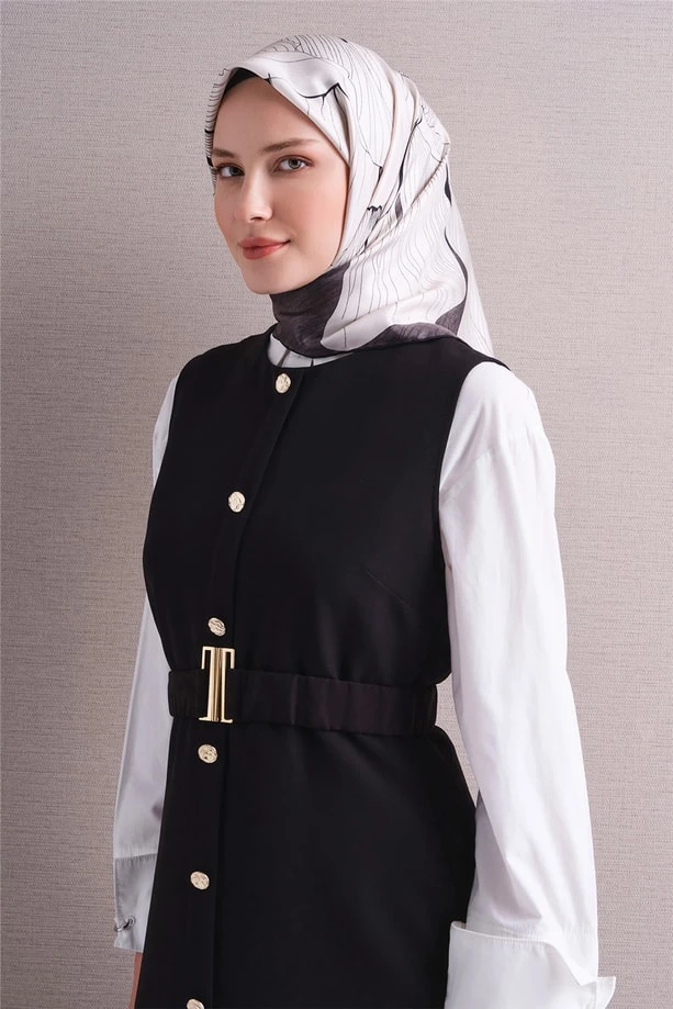 03 Armine Twill İpek Eşarp 9639D