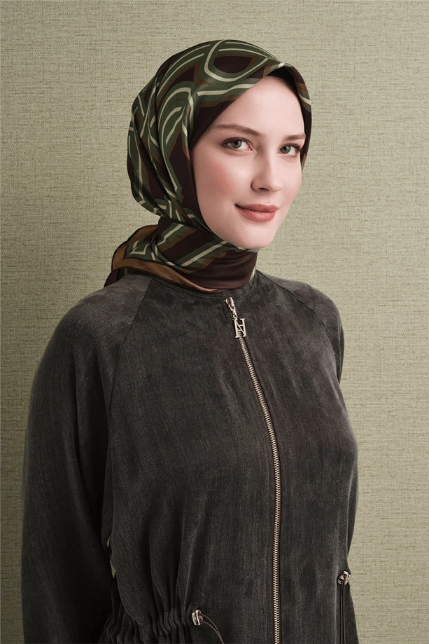 06 Armine Twill İpek Eşarp 9614D