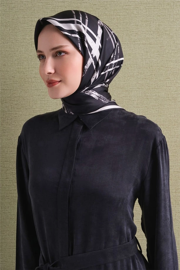 08 Armine Twill İpek Eşarp 9643D