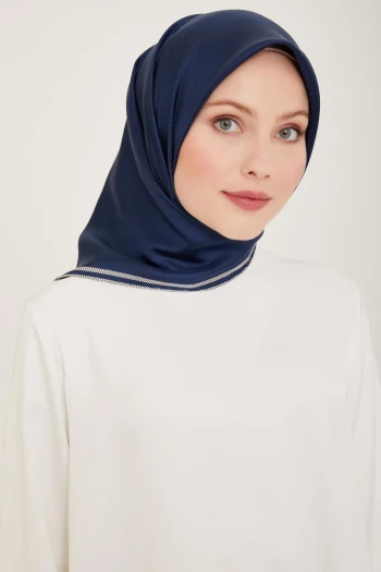 12 Belli Twill İpek Eşarp 4009D