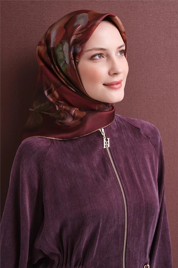 33 Armine Twill İpek Eşarp 9611D