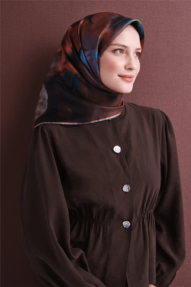 35 Armine Twill İpek Eşarp 9603