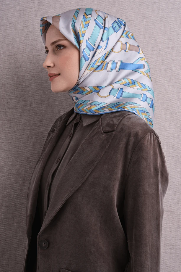 37 Armine Exclusive Jakar Twill İpek Eşarp 9607