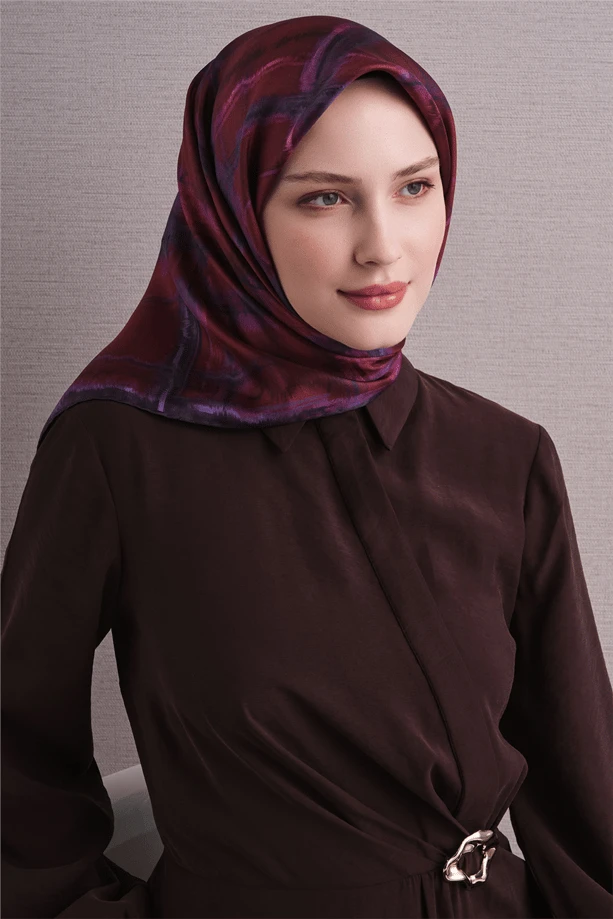 50 Armine Twill İpek Eşarp 9602D