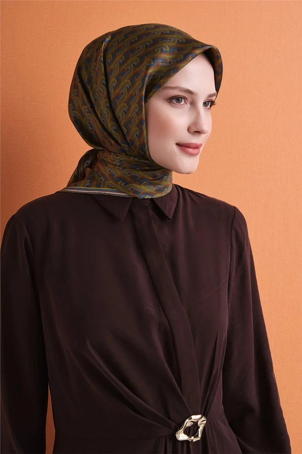 50 Armine Twill İpek Eşarp 9604D
