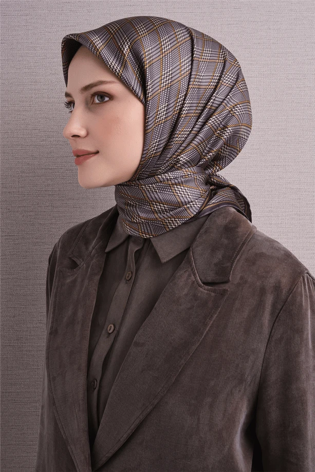 52 Armine Twill İpek Eşarp 9626D