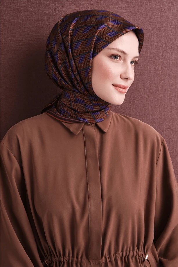 54 Armine Twill İpek Eşarp 9626D