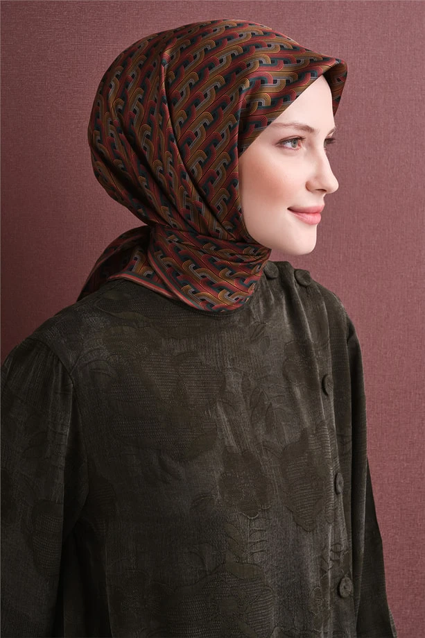 80 Armine Twill İpek Eşarp 9604D