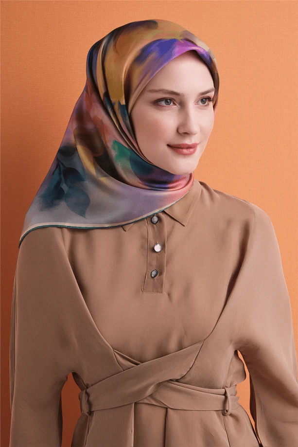 81 Armine Twill İpek Eşarp 9603