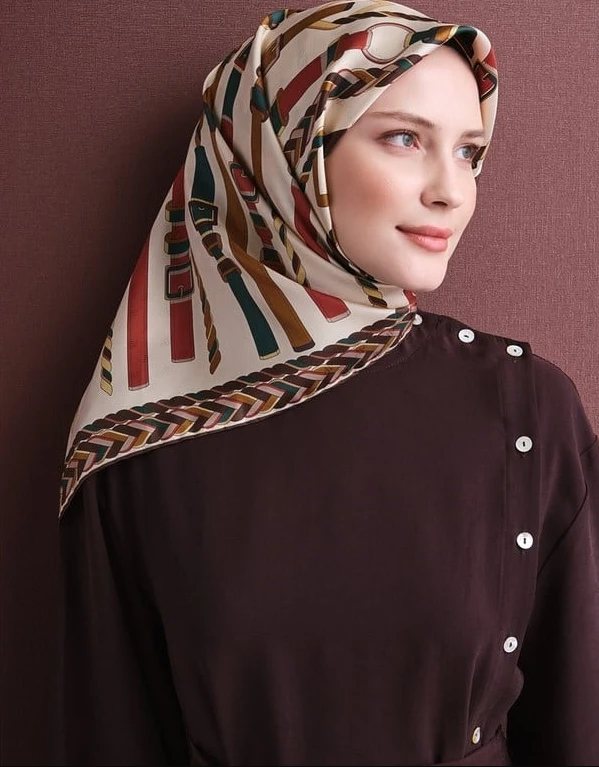 83 Armine Exclusive Jakar Twill İpek Eşarp 9607