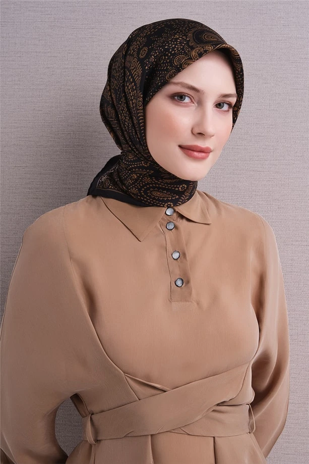 83 Armine Twill İpek Eşarp 9640D