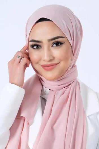 Koyu Pudra Harem Scarf İncila Şal
