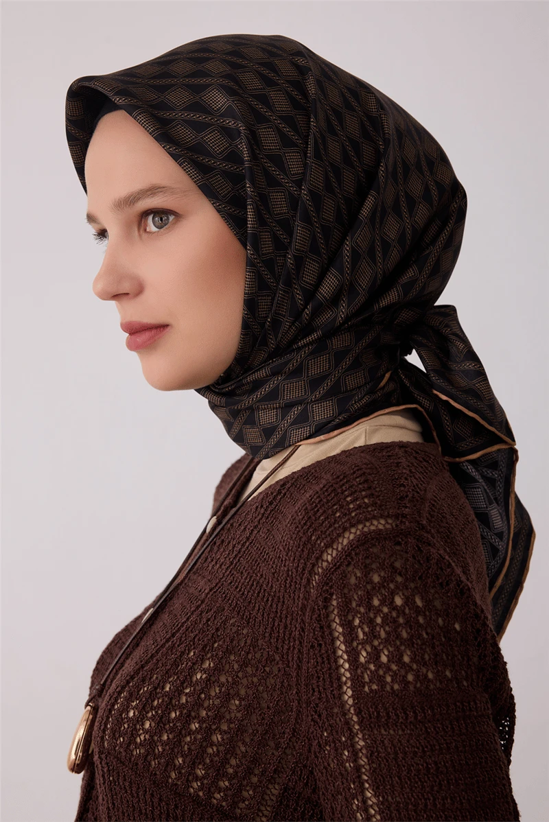 01 Belli Twill İpek Eşarp 4425D