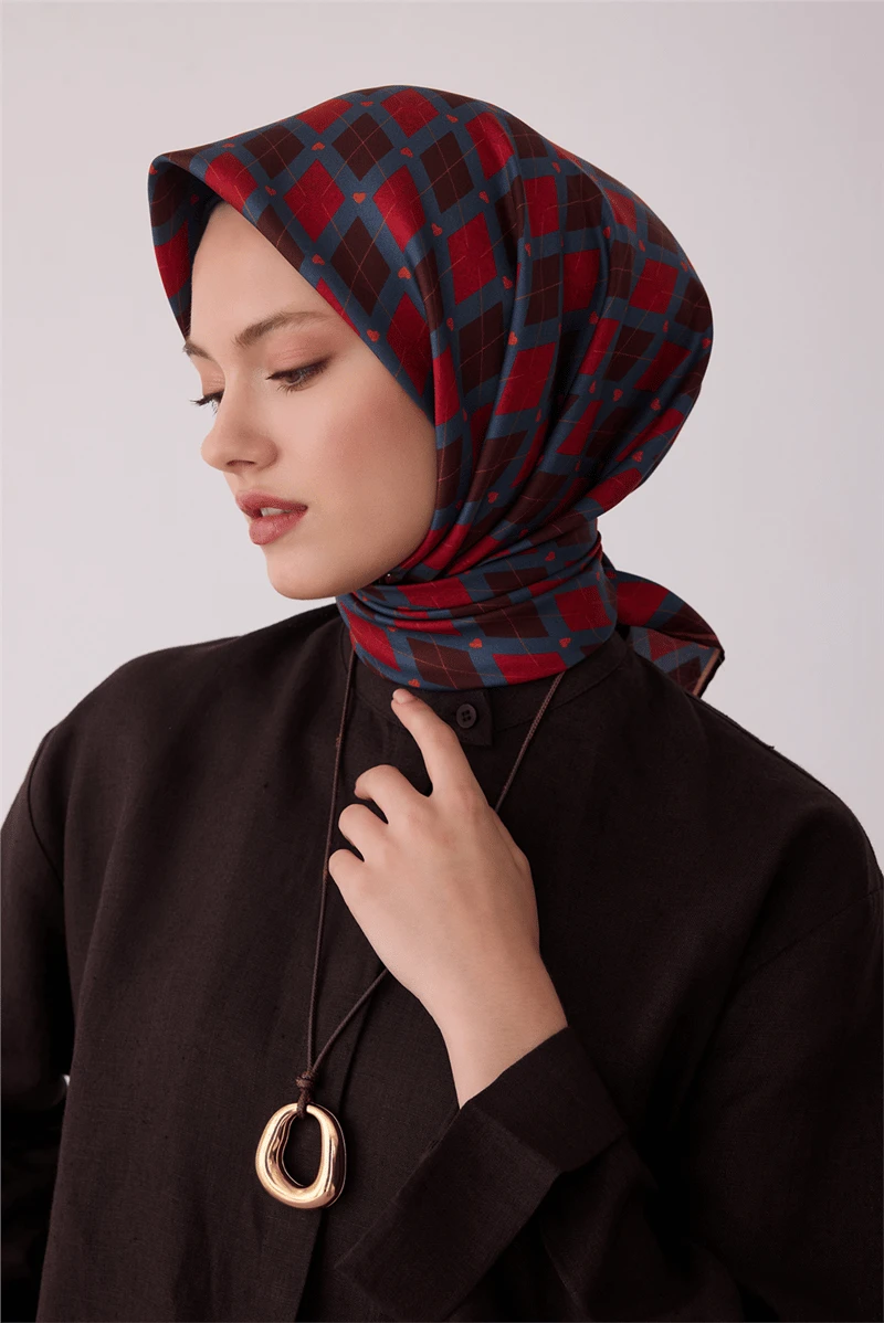 02 Belli Twill İpek Eşarp 4408D