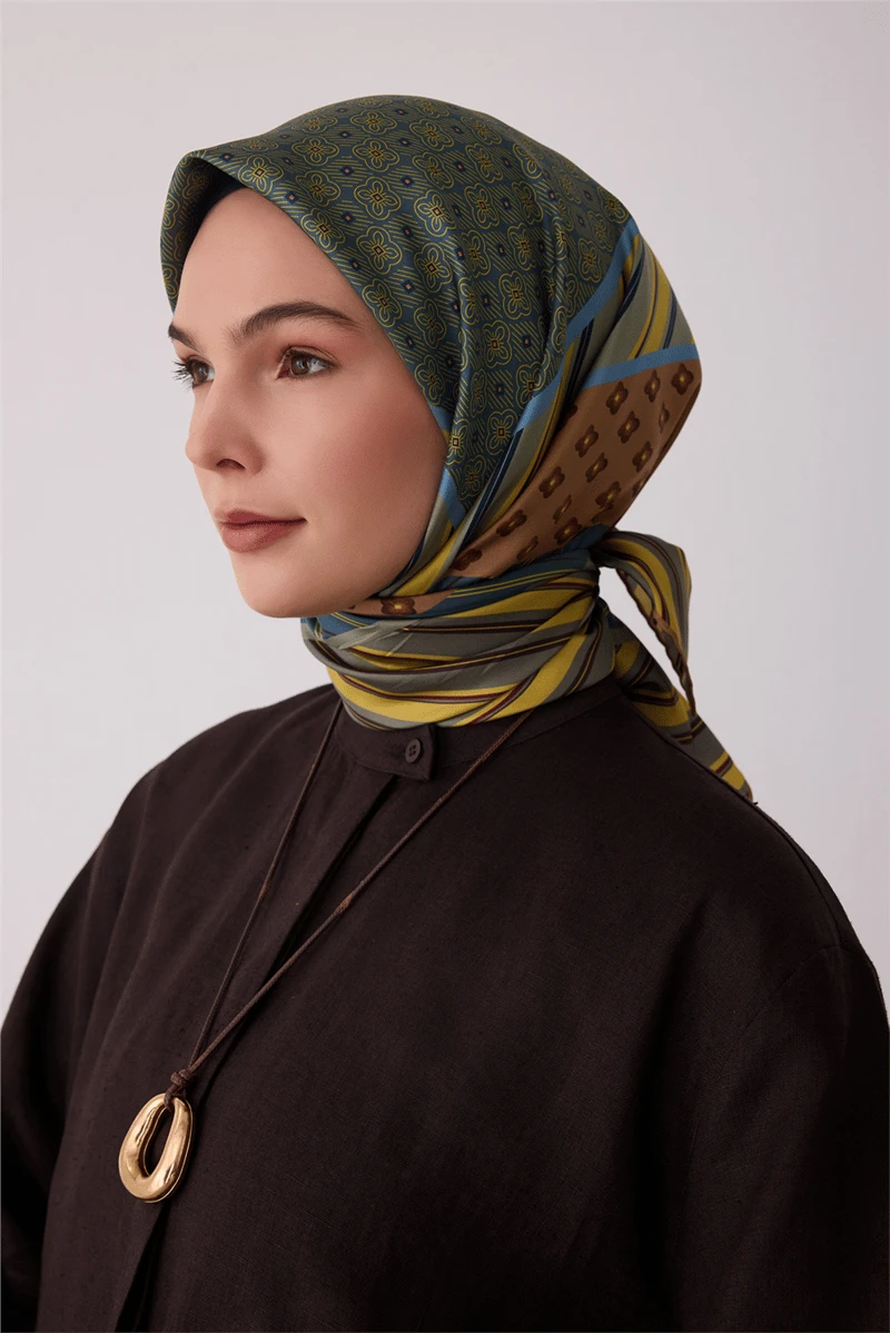02 Belli Twill İpek Eşarp 4423D