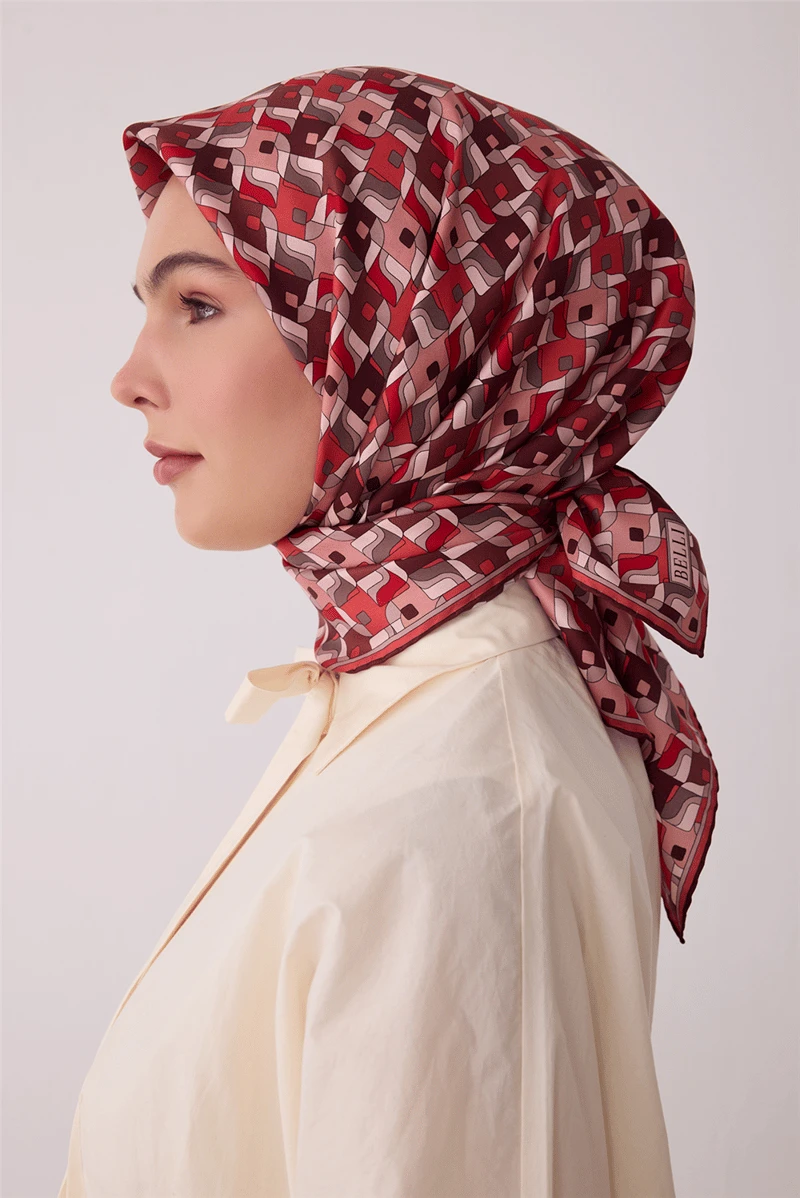 03 Belli Twill İpek Eşarp 4402D