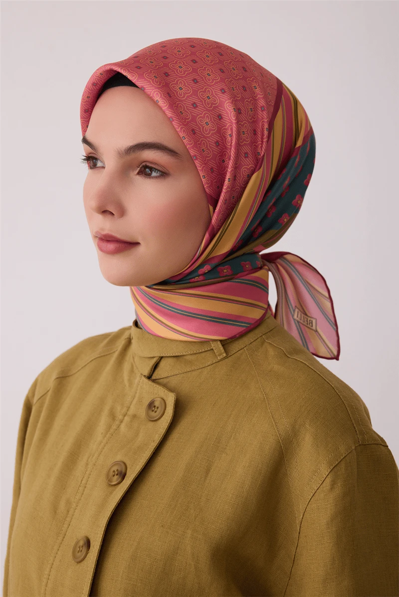 03 Belli Twill İpek Eşarp 4423D