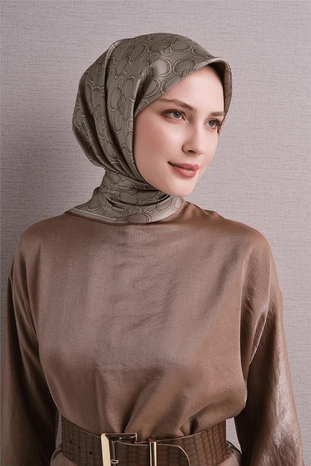 04 Armine Twill İpek Eşarp 9638D