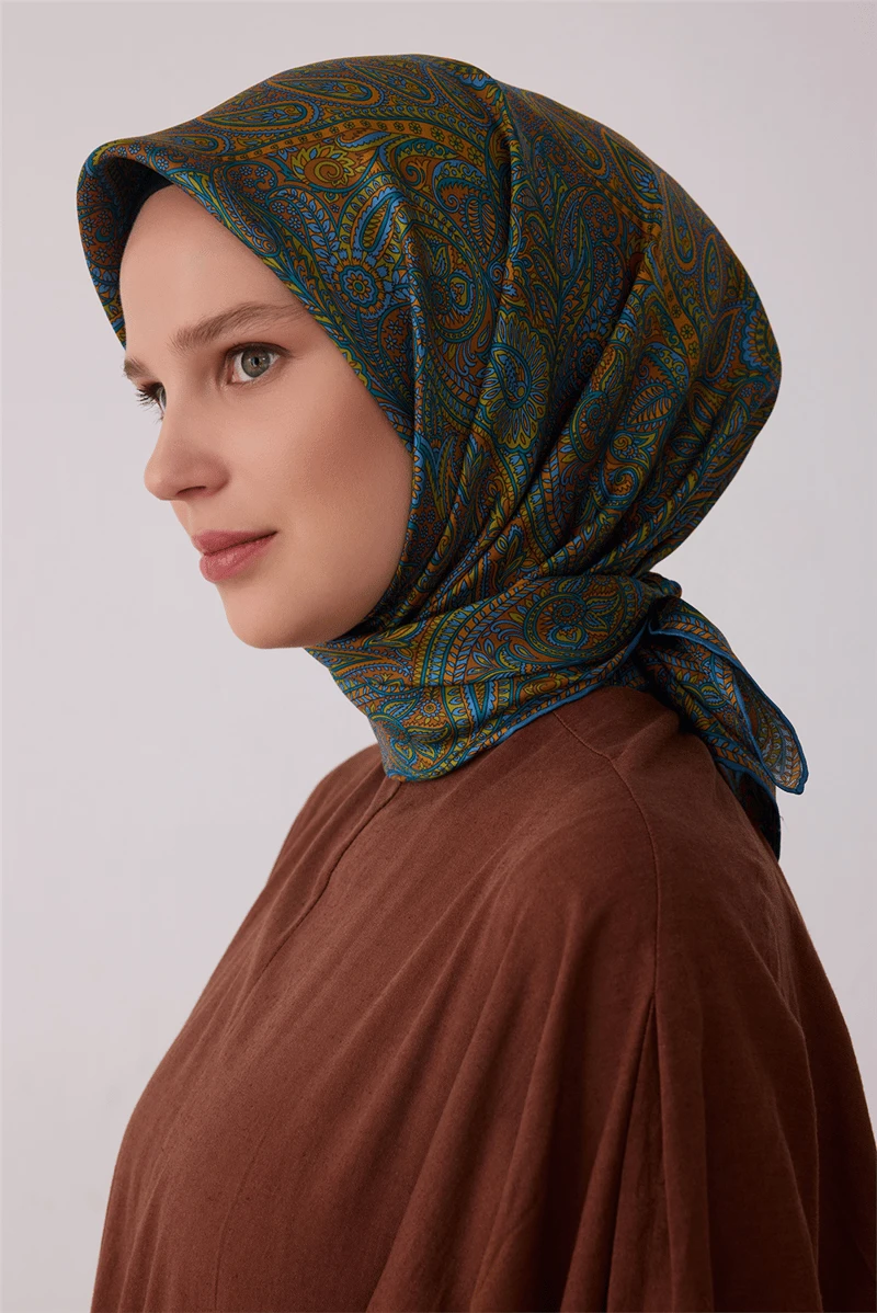 04 Belli Twill İpek Eşarp 4404D