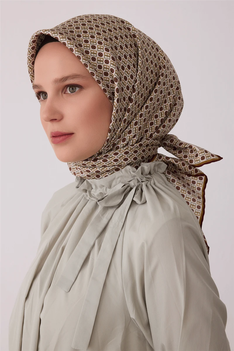 04 Belli Twill İpek Eşarp 4418D