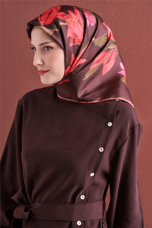 06 Armine Twill İpek Eşarp 9620D