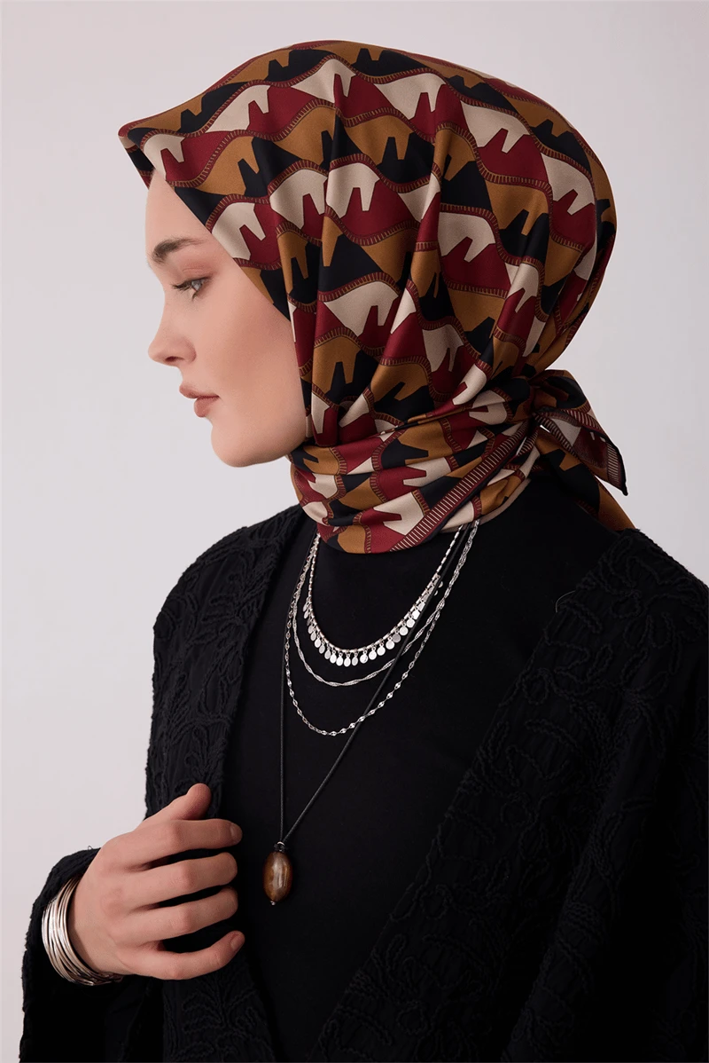 06 Belli Twill İpek Eşarp 4406D