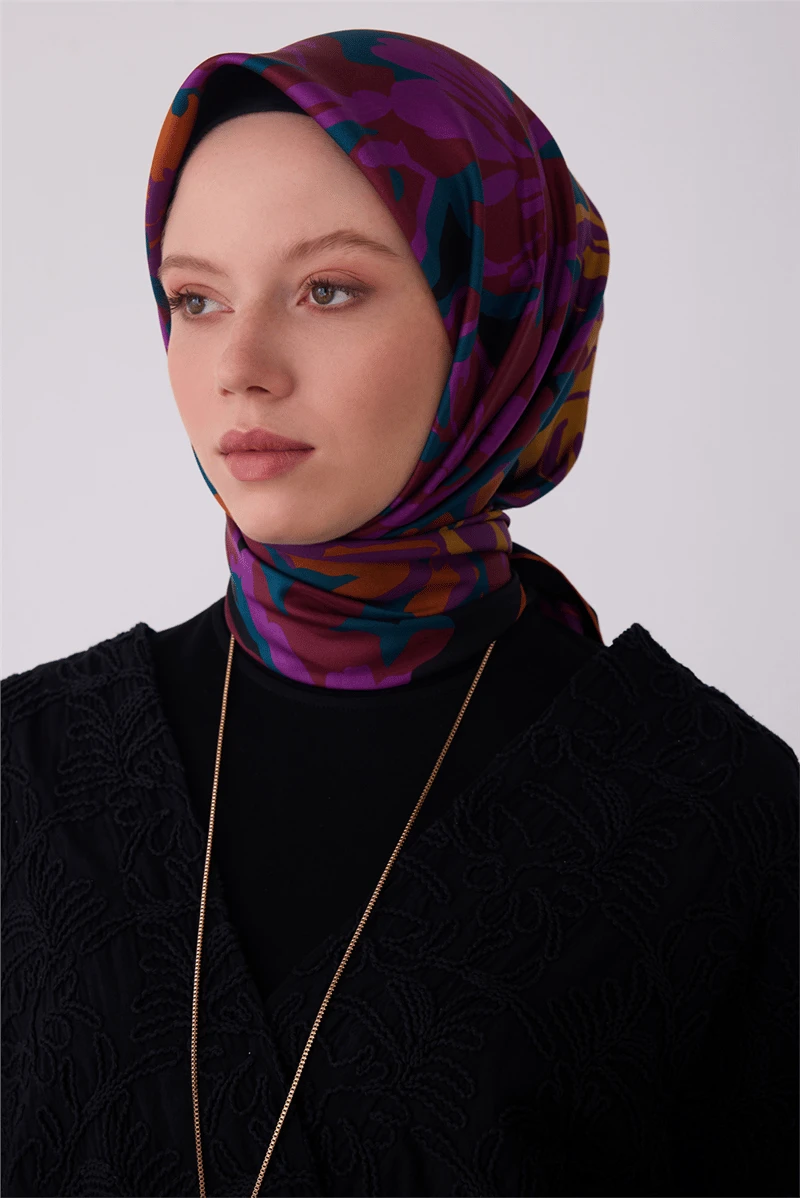 07 Belli Twill İpek Eşarp 4416D