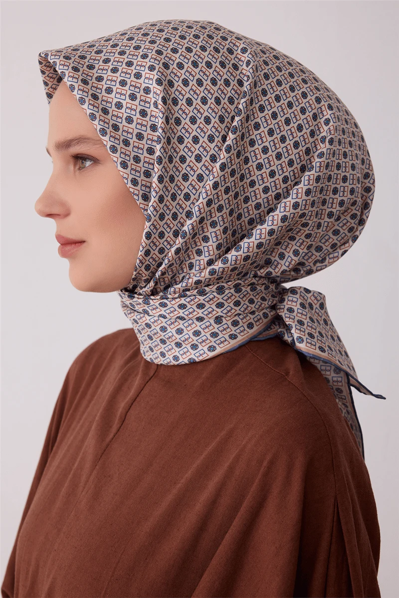09 Belli Twill İpek Eşarp 4418D