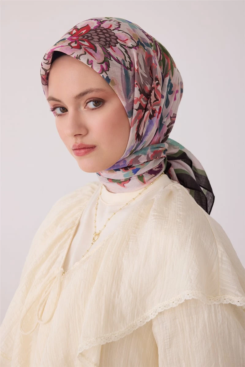 17 Belli Fresh Rozy Eşarp 1194