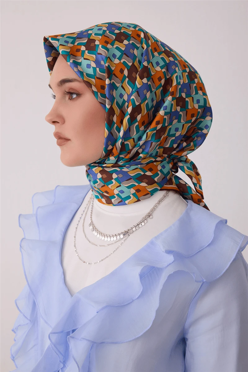 31 Belli Twill İpek Eşarp 4402D