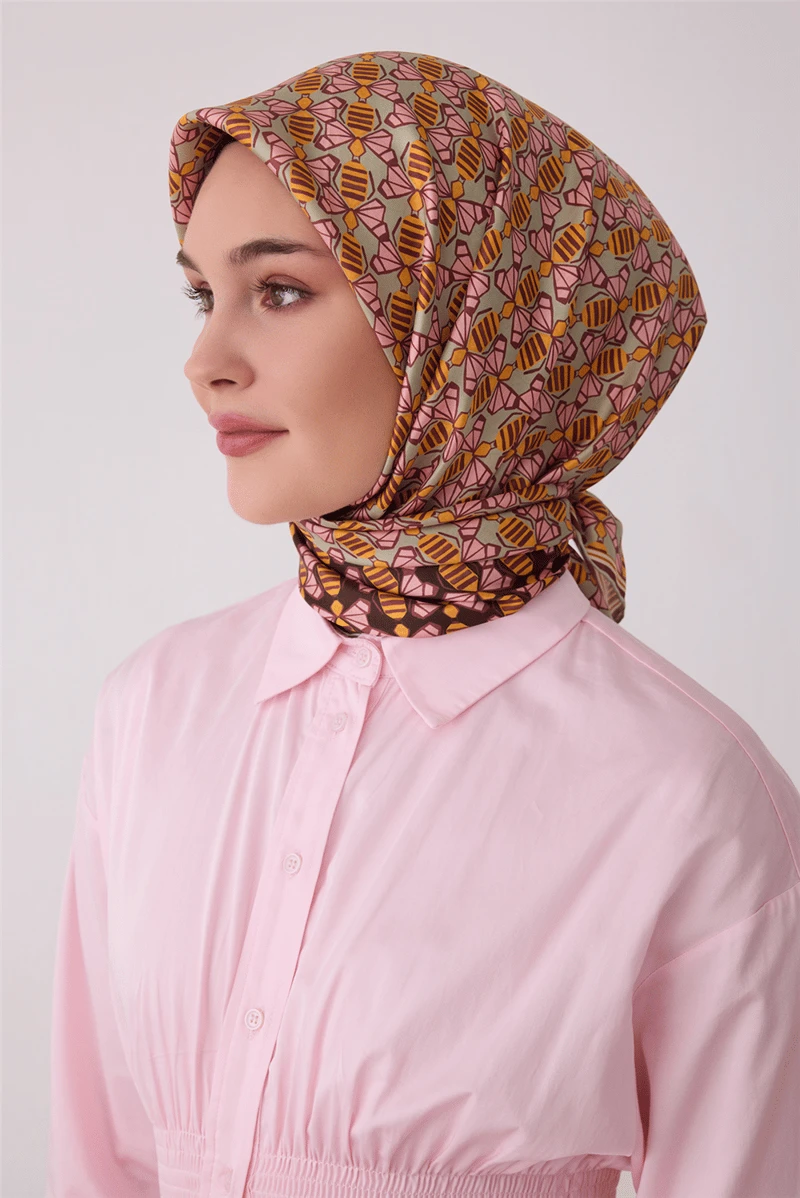 31 Belli Twill İpek Eşarp 4403D