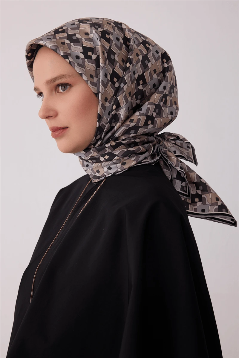 32 Belli Twill İpek Eşarp 4402D