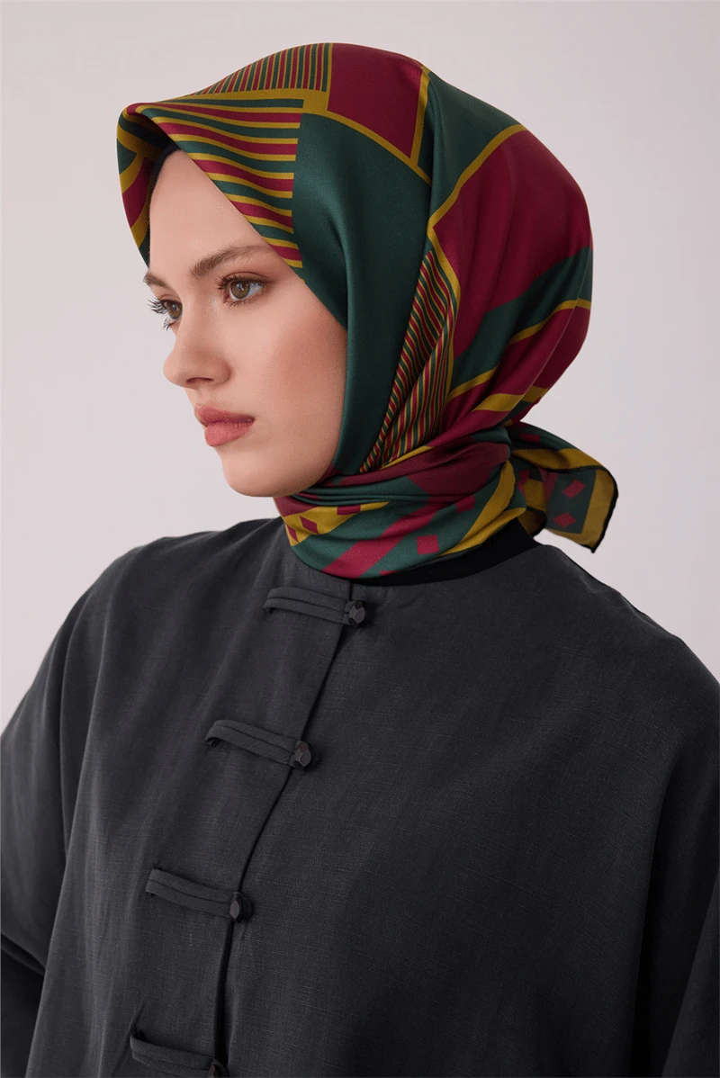 33 Belli Twill İpek Eşarp 4401D
