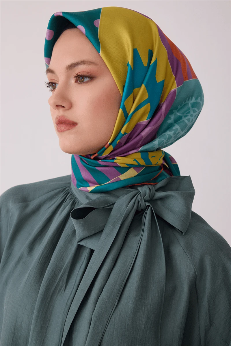 33 Belli Twill İpek Eşarp 4409D