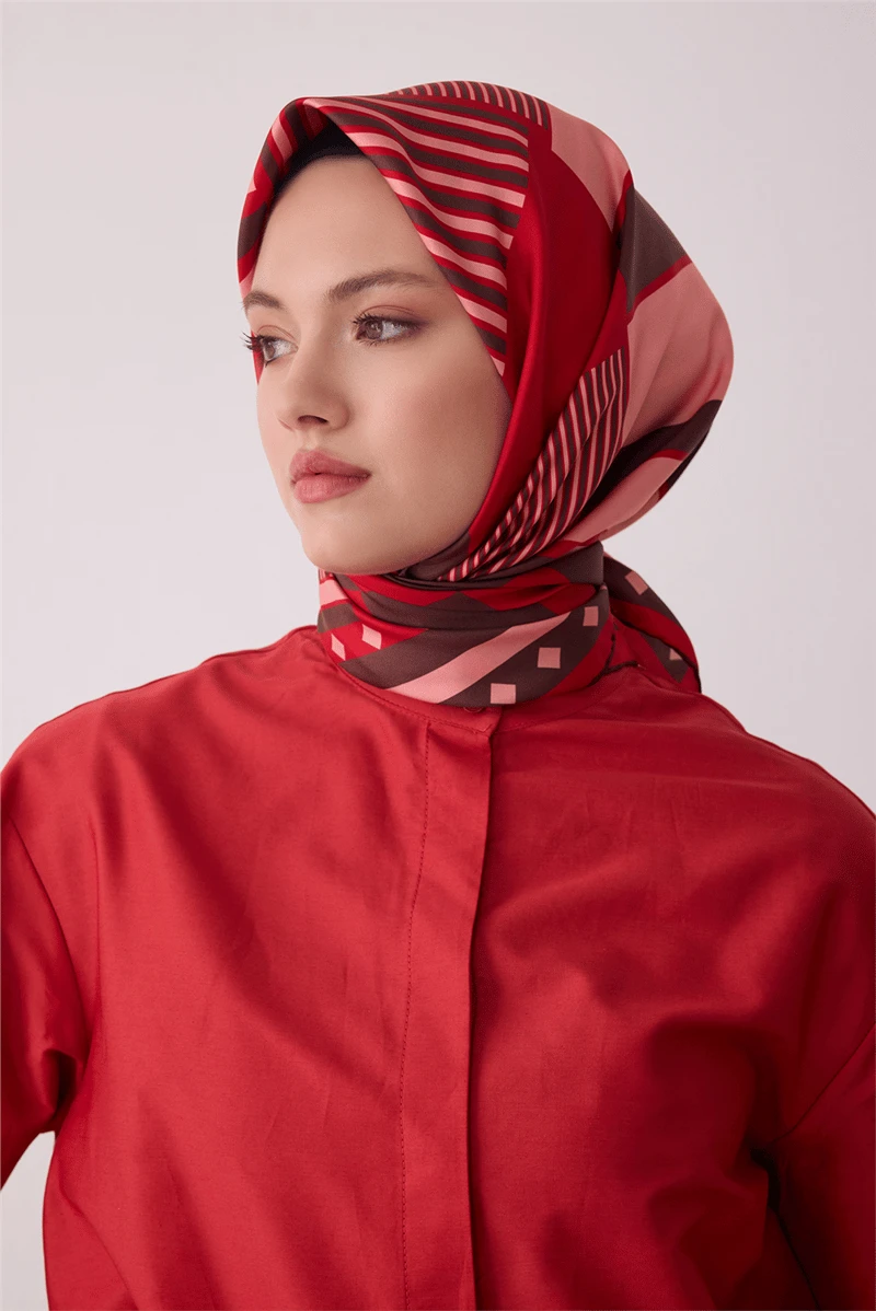 35 Belli Twill İpek Eşarp 4401D