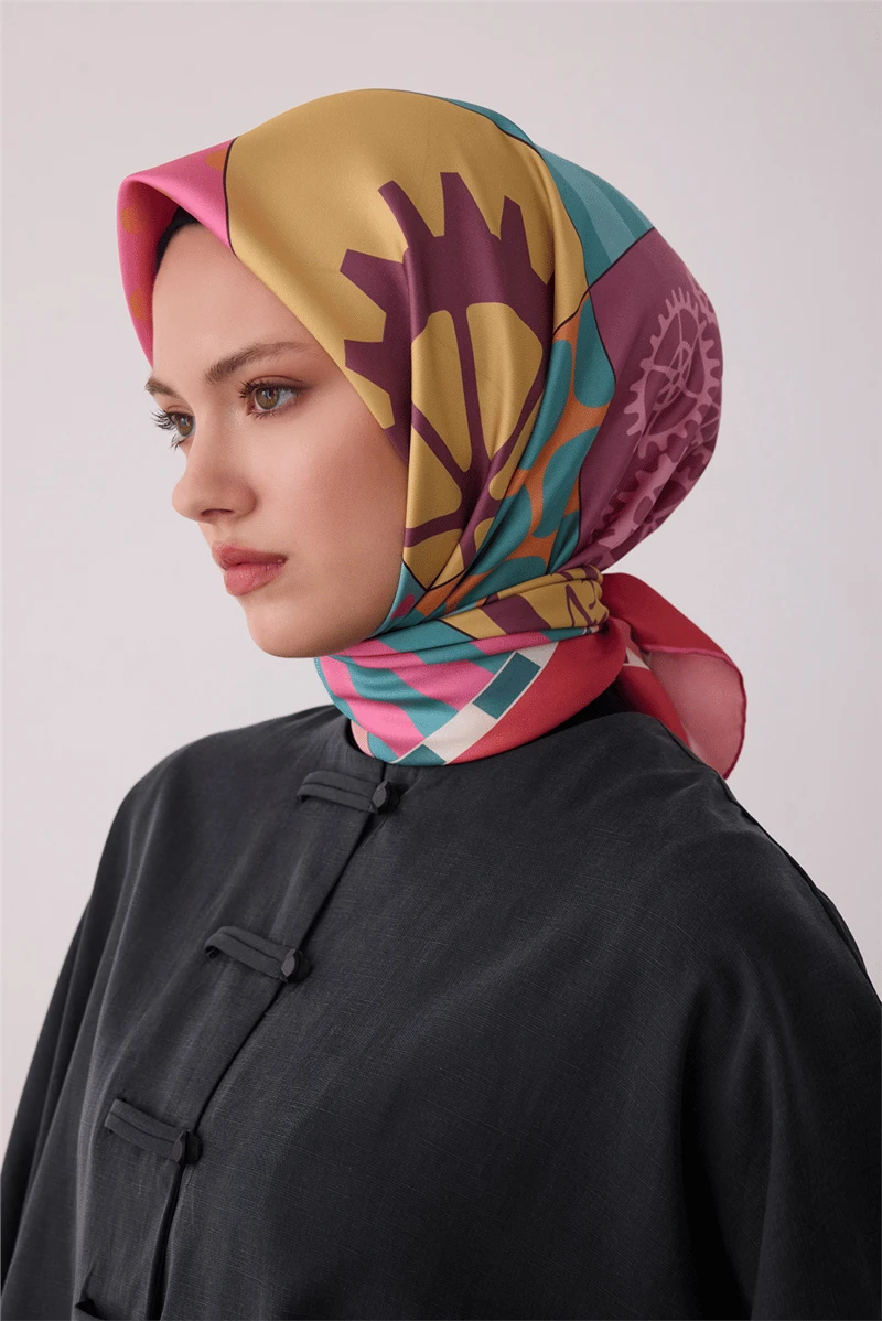 37 Belli Twill İpek Eşarp 4409D