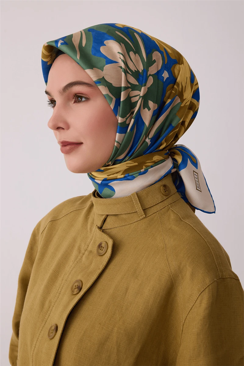 50 Belli Twill İpek Eşarp 4416D