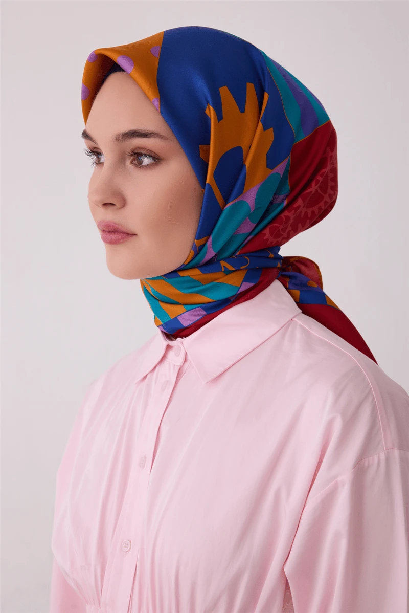 51 Belli Twill İpek Eşarp 4409D